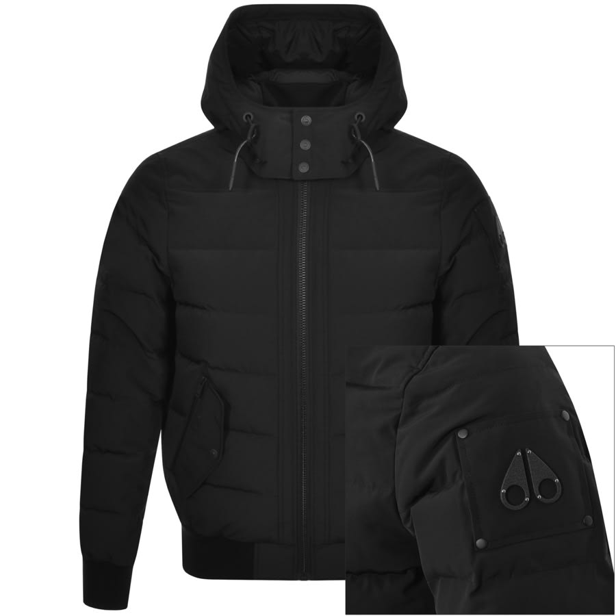 Alternative Image for ProductMoose Knuckles Rocher Down Bomber Jacket Black1